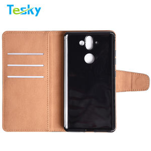 2018 nuevas llegadas moda multifuncional Flip Cartera de cuero funda de teléfono móvil para Nokia 8 <span class=keywords><strong>Sirocco</strong></span> - Product Image 6