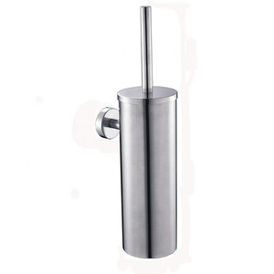 Wall Mount <strong>Chrome</strong> Stainless Steel Bathroom <strong>Toilet</strong> Set <strong>Toilet</strong> <strong>Brush</strong> - Product Image 1