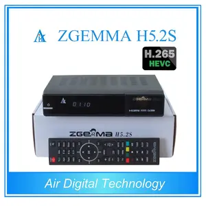 Corsa veloce ricevitore satellitare twin tuner DVB S/S2 H.265 decoder ZGEMMA H5.2S