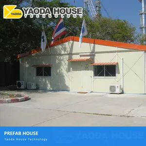 Thailand Light steel Frame Pre Assembled Prefabricated Houses shed Steel Building Industrial factory build Designs Prefab House