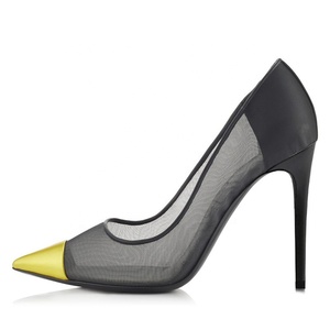 ผู้หญิงและสุภาพสตรีหนาตาข่ายรองเท้าส้นสูง Jobs - Product Image 1