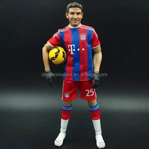 3d druck fußball figur oem custom football player figur in China