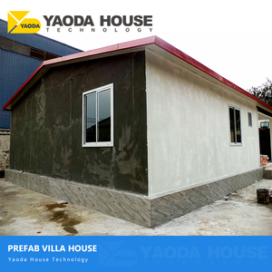 durable lujo bien diseñado de acero prefabricada bungalow casa estilo planos y dibujos proyectos prefabricados villa - Product Image 6