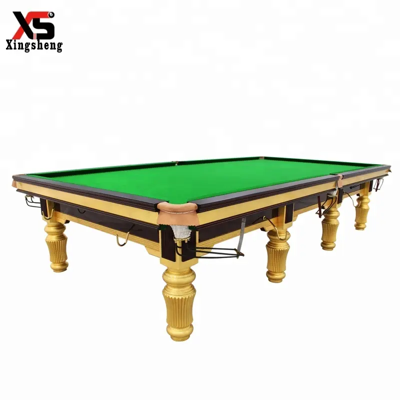 2021 heißer Verkauf billiger Preis hoher Qualität internat ionaler Standard 12ft Snooker Tisch mit 6811 Stoff