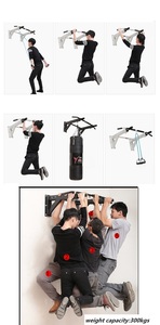Barra <span class=keywords><strong>per</strong></span> <span class=keywords><strong>Trazioni</strong></span> da Parete ZYFIT - Product Image 3