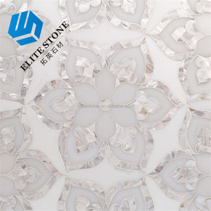 Italien <span class=keywords><strong>de</strong></span> carrare et nacre mosaïque <span class=keywords><strong>de</strong></span> jet d'eau pour la <span class=keywords><strong>salle</strong></span> <span class=keywords><strong>De</strong></span> bains <span class=keywords><strong>De</strong></span> Luxe - Product Image 2