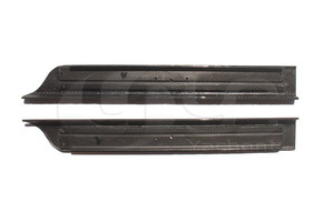 Kuru karbon Fiber kapı eşikleri kiti 2006-2015 Aston Martin V8 V12 V12 & S kapı eşik değiştirme için Fit