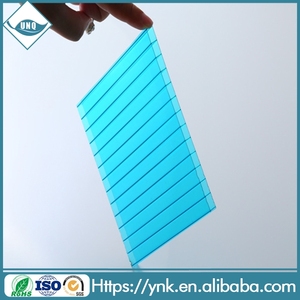 100% virgen Sabic/Bayer material 6mm twinwall policarbonato hoja hueco para tragaluz y techo claro 2100*5800mm - Product Image 1