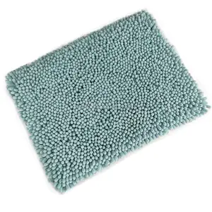 Offre Spéciale shaggy chenille tapis de bain antidérapant tapis de douche de salle de bain lavable tapis antidérapant tapis de sol bain tapis de bain antidérapant