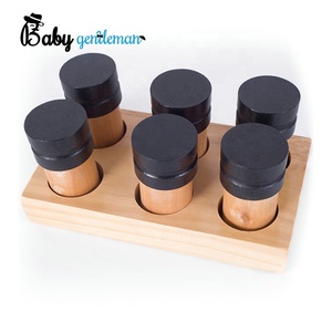 Compito di smistamento Montessori di legno profumo che sente l'odore scatole per chidren Z12064F - Product Image 2