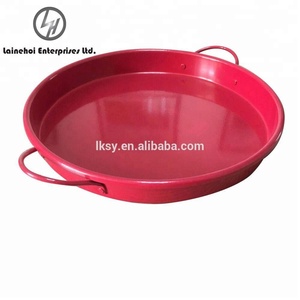 Bandeja Redonda de Hojalata de Calidad Superior para Degustación de Cerveza/Vino con Asas, Marca LH, Modelo LH-T86 a Precio Competitivo - Product Image 3