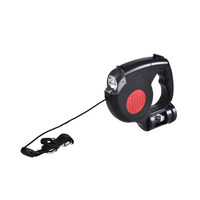 Hot-bán Retractable Auto Led Light Pet Dog Leash Với Poop Túi