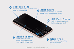 Promotion pleine couverture anti-écran d'empreintes digitales avant taille tpu protecteur pour <span class=keywords><strong>iphone</strong></span> 7/7 plus <span class=keywords><strong>6</strong></span>/<span class=keywords><strong>6</strong></span> <span class=keywords><strong>s</strong></span>/plus - Product Image 3