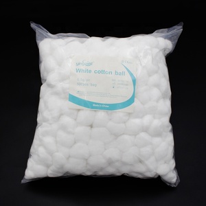 Bola de algodón 100% de alta calidad, bola médica absorbente de alcohol - Product Image 4