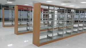 Kệ Sách Đồ Nội Thất Thư Viện Khóa Chìa Khóa Thép Không Gỉ Kim Loại Thép Bán Sỉ Hai Cột Thư Viện Trường Học Thư Viện Hiện Đại Không Rak - Product Image 2