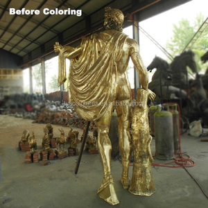 Statue Apollo en laiton avec tulle, grande taille, de haute qualité, célèbre sculpture grecque, prévente - Product Image 4