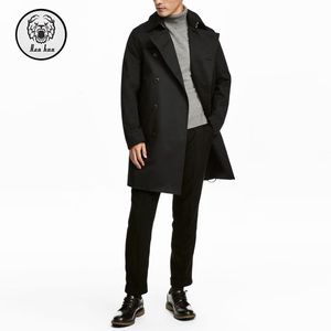 El último diseño clásico hombres <span class=keywords><strong>gabardina</strong></span> doble de pecho largo <span class=keywords><strong>Trench</strong></span> Coat - Product Image 1