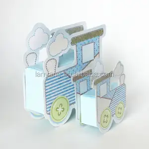 Train Candy Box Baby Shower Favors Baptism Nursery Christening Party Gift Box S