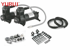 444c אוויר השעיה מדחס <span class=keywords><strong>12</strong></span> וולט מדחס כבד החובה אוויר השעיה נסיעה משאבת צופר אוויר כלים עם טנק - Product Image 3