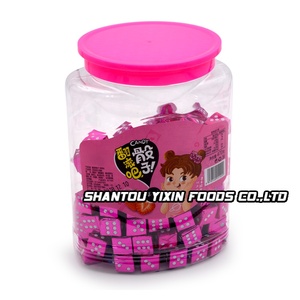 Bonbons en forme de cube de <span class=keywords><strong>lait</strong></span> à la saveur de <span class=keywords><strong>fraise</strong></span> halal, bonbons durs sucrés - Product Image 2
