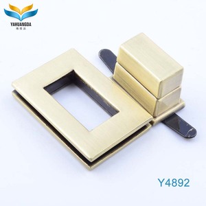 गर्म बेच सजावटी ताले के लिए पर्स हार्डवेयर कुंडी ताला बैग - Product Image 4