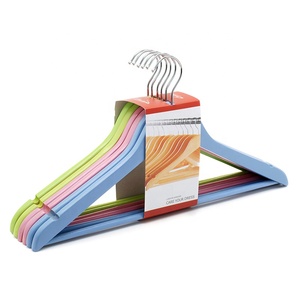 Supermarkt Winkel Volwassen Designer Houten Display Kleding <span class=keywords><strong>Hangers</strong></span> Kleurrijke Volwassen Gekleurde Kleding Rekken Rails Gerichte Opslag - Product Image 1