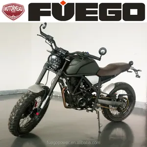 Enduro Naked Cafe Racer Motorcycle Scrambler 250cc Refroidi à l'huile avec moteur Loncin RE250