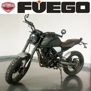 Enduro Naked Café Racer-codificador de motocicleta 250cc, refrigerado por aceite con motor Loncin RE250