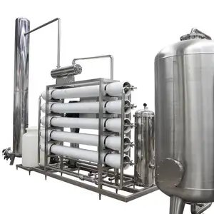 10 T/H Machine de Filtration D'eau Minérale Avec Filtre À Fibers Creuses