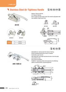 Cerradura de Compresión Hermética de Acero Inoxidable Industrial BL-2114-2, Manija Giratoria Hermética para Puerta Hermética - Product Image 5