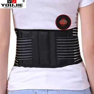 带磁铁的可调式磁性腰部支撑背部保护带腰带