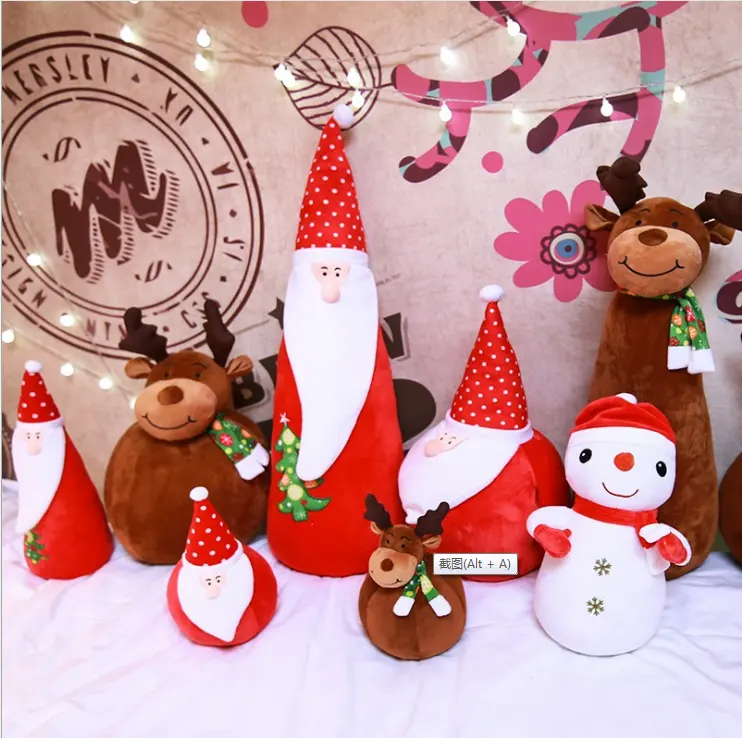 Santa Claus Snowman giáng sinh Moose ấm tay Gối giáng sinh sang trọng trang trí sang trọng Santa Snowman Tuần Lộc sang trọng