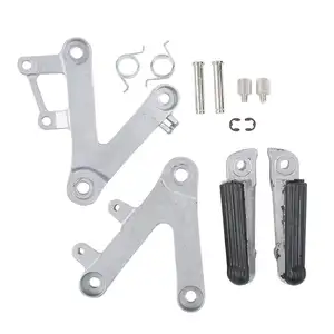 XF-052 Front Footrests Foot pegs Set For Honda CBR400 NC29 1990-1997 91 92 93 94 95 96