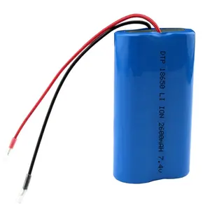 Lithium Ion Rechargeable Battery Pack 18650 2S1P 7.4V 2600mAh for DVD Player