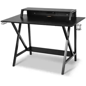 Desk Cheap Wooden Metal Game PC Table Multifunction Home Office Furniture Morden Style Wood Computer Corner Gaming Player Desk