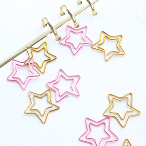 Nuevo diseño de estrella Metal Oficina Escuela Clips de papel/marcapáginas <span class=keywords><strong>Papelería</strong></span> 12 unids/caja - Product Image 4
