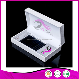 100% de las extensiones de pestañas LASH Falso C U R L CURL verdadera hecha a mano de visón pestañas piel de la piel del visión - Product Image 3