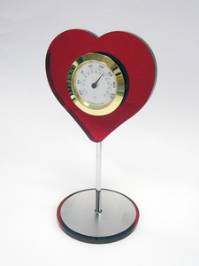 Cute Gray Concrete Desk <b>Clock</b> with <b>Mechanical</b> Movement Needle Display Projection Function - Product Image 6