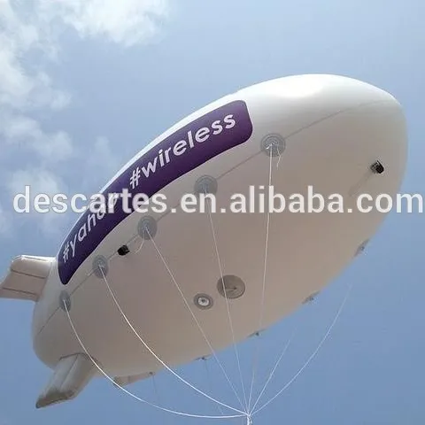 7 M Uzunluk PVC Dev Şişme Helyum Aerostat reklam balonu