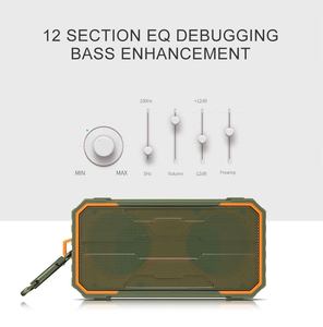 Супер HD звук IPX6 Bluetooth колонки стерео басовые звуки 5 Вт * 2 портативные беспроводные наружные водонепроницаемые V5 Spiker Bluetooth - Product Image 5