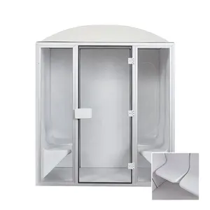 Sauna buhar banyo makinesi 6 kişi buhar odası ile elektrikli buhar jeneratörü