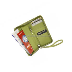 Premium Leather Travel Wallet with Card <b>Holder</b> Passport and <b>Document</b> Organizer Cover - Product Image 1