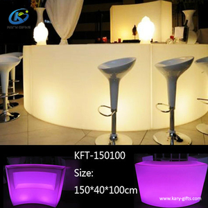 Komersial Modern Bar Cahaya Lingkaran Bulat Led Bar Counter