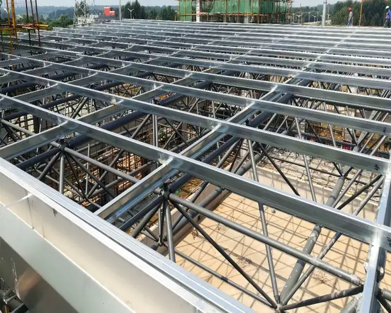 University /School Stadium Roofing Consist Of Space Frame/Steel Truss Structure And Corrugated Steel Sheet Covered