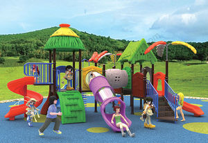 Norma Europea spirate enviar grandes parques infantiles niños equipo de plástico deslizante - Product Image 3