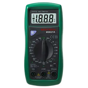 MASTECH MS8221A Orijinal Dijital Multimetre Multimetro Tester Voltmetre Ampermetre Akım Direnç Diyot Dijital Elektriksel Test