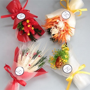 F-1545 Bouquet da Sposa con <span class=keywords><strong>Fiori</strong></span> <span class=keywords><strong>Secchi</strong></span> Naturali, Stile Ins, Sconto di Fabbrica, Decorazione Matrimoniale, Regalo per San Valentino - Product Image 3