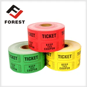 Rouleau de billets billets de tirage de rachat d'attractions d'arcade pour  Ticket Machine - Chine Ticket et stick prix