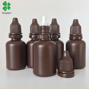 Tái Chế Nhựa PE Vật Liệu 30Ml/1 Oz Nhựa Đục Brown Dropper Chai Mực Drop Chai Lọ - Product Image 4