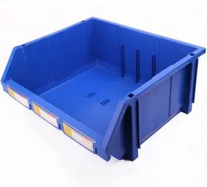 Big load capacity plastic storage bins with divider